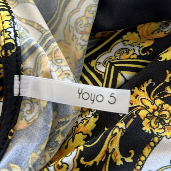 YOYO 5 Baroque Pattern Blouse - X-Large - Picture 7 of 8